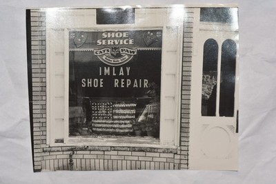 Vintage Cat's Paw Rubber Heels & Soles Shoe Service Repair Store Front Photo