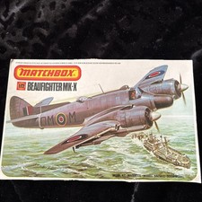 Vintage Matchbox 1980 1/72 Bristol Beaufighter MK-X New Plastic Model Kit PK-103