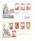 Spanish   Morocco   2 cachet   first  day  covers