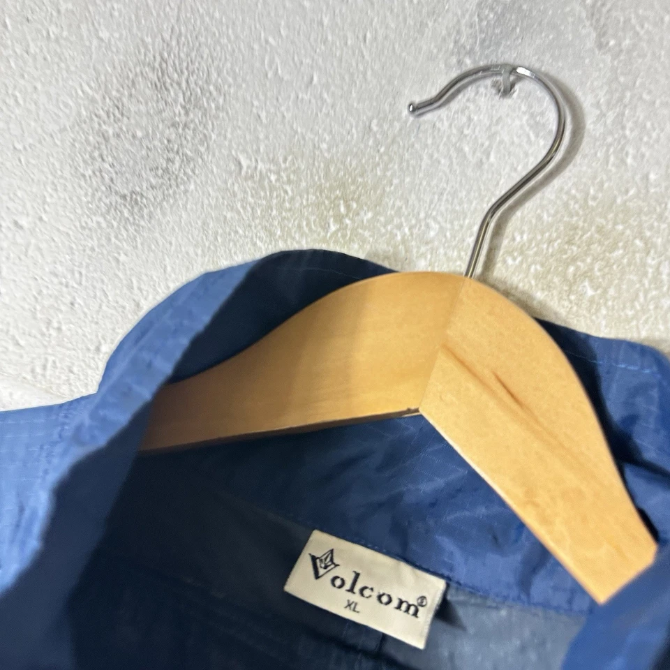 Vintage Volcom Jacket Mens Extra Large Blue Made In USA Smock Anorak 90s Y2K* - Image 3 of 4
