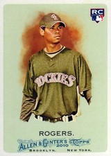 2010 Topps Allen and Ginter #55 Esmil Rogers RC Colorado Rockies