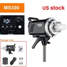 US Godox MS300 Compact Studio Flash 300W 2.4G Wireless Monolight Bowens mount