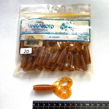 815385 New Gary Yamamoto 5 inch Double Tail Grub 20pcs GARY YAMAMOTO #218 Wine