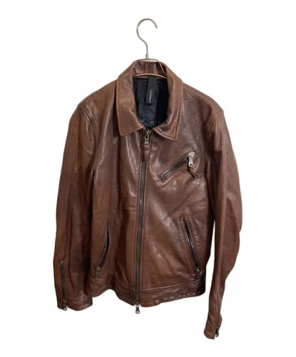 Garrett Leather Jacket Men's Size 48 Brown - product listing photo