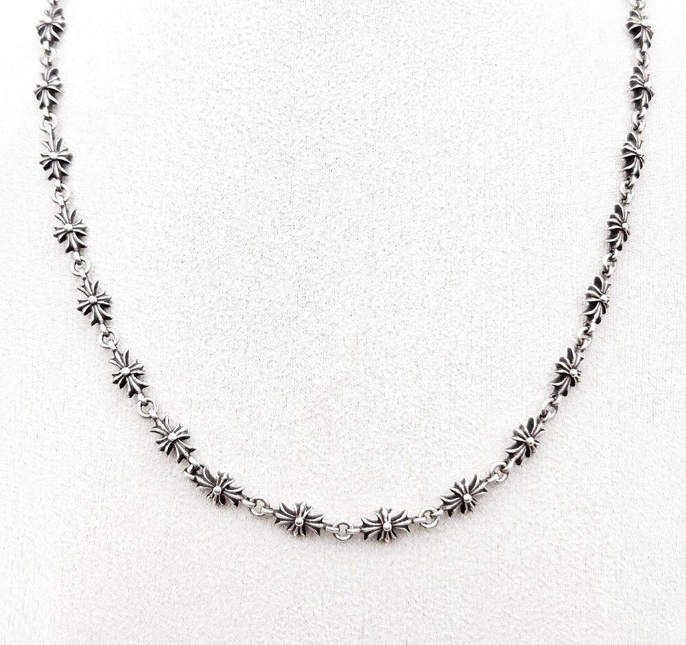 Chrome Hearts Tiny E CH Plus Necklace HYC67YPO 15… - image 1