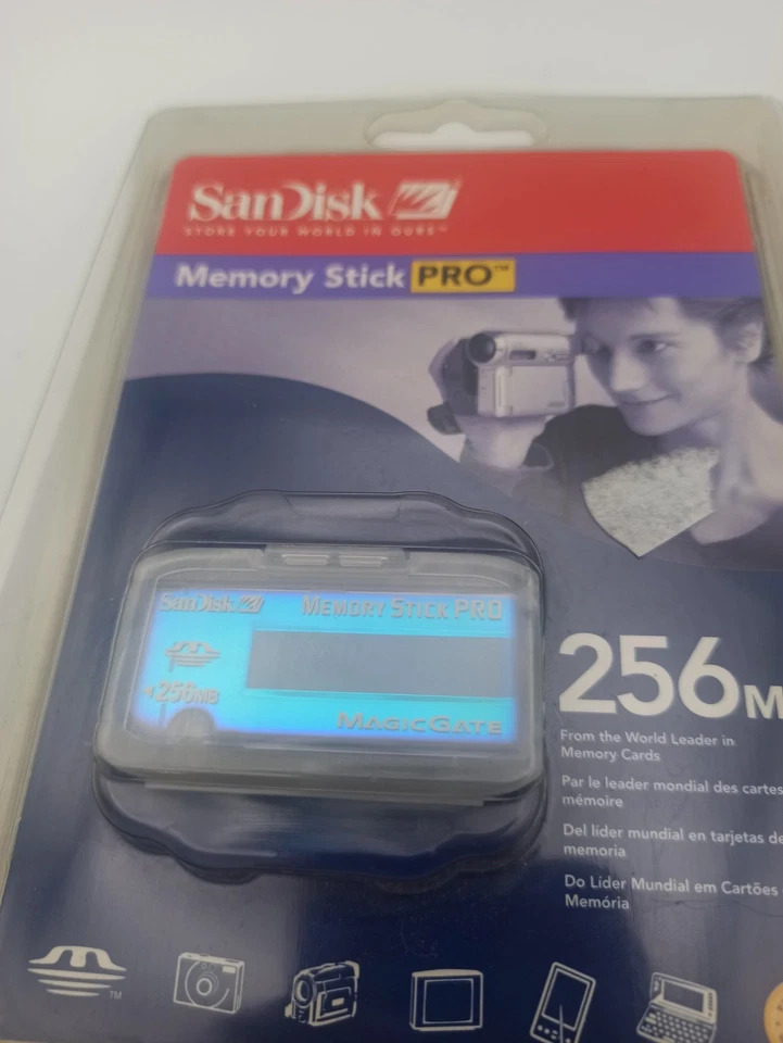 GENUINE SANDISK MagicGate 256mb MEMORY STICK PRO (older Sony digital cameras) - Image 3 of 4