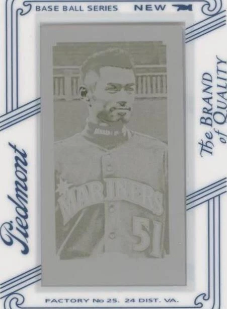 Printing Plate Mini Yellow Piedmont Framed