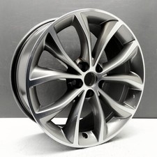 JAGUAR XF 18" GRAUE ALUMINIUMFELGE RIM 5033 HELIX T2H5340 OEM GX631007SA ECHT X1