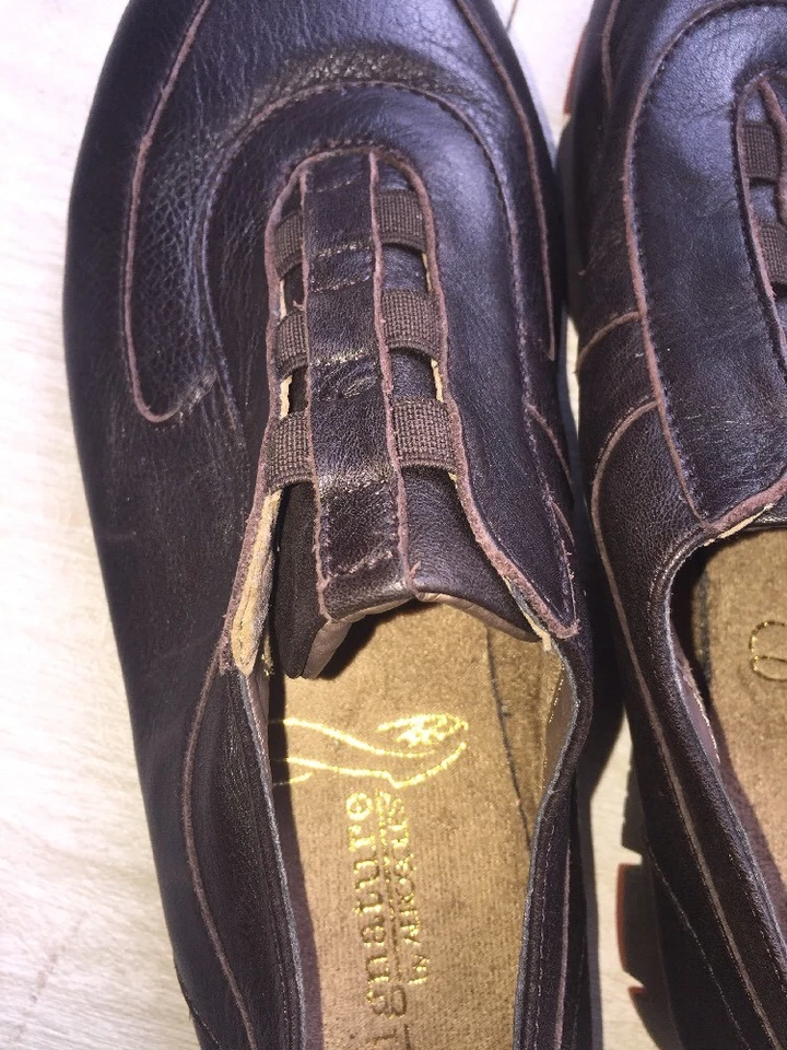 NOVO SEM CAIXA ASSINATURA por AEROSOLES Sapatos COR RÁPIDA Couro Marrom Tamanho: 8 M EUA - UE 6 - Imagem 4 de 4