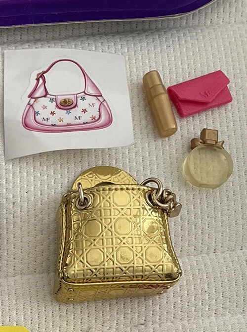 Mini shop gold bag