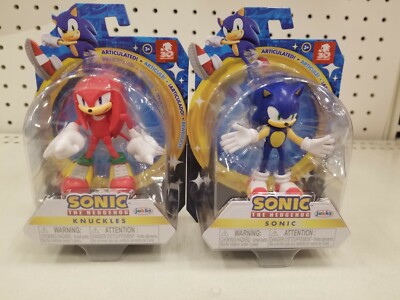 Sonic the Hedgehog & Knuckles 2.5'' Action Figures 5 Points of Articulation Lot 2