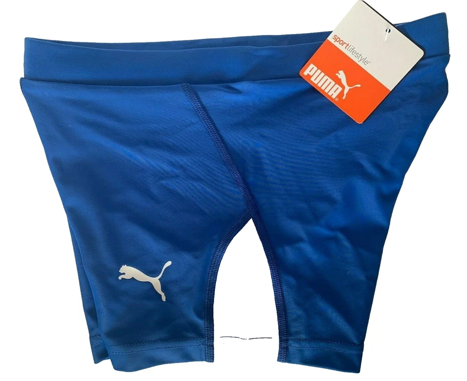 ¡NUEVO! Pantalones cortos de compresión para correr/yoga/gimnasio/pista PUMA [XS] para mujer-real/blanco Foto 2 de 2