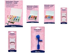 Hemline Embroidery Thread Organiser, Bobbins Paper Plastic Or Bobbin Winder