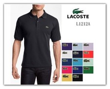 New Lacoste Polo Shirt Classic Fit Men's T Shirt by Lacoste L1212 NEW