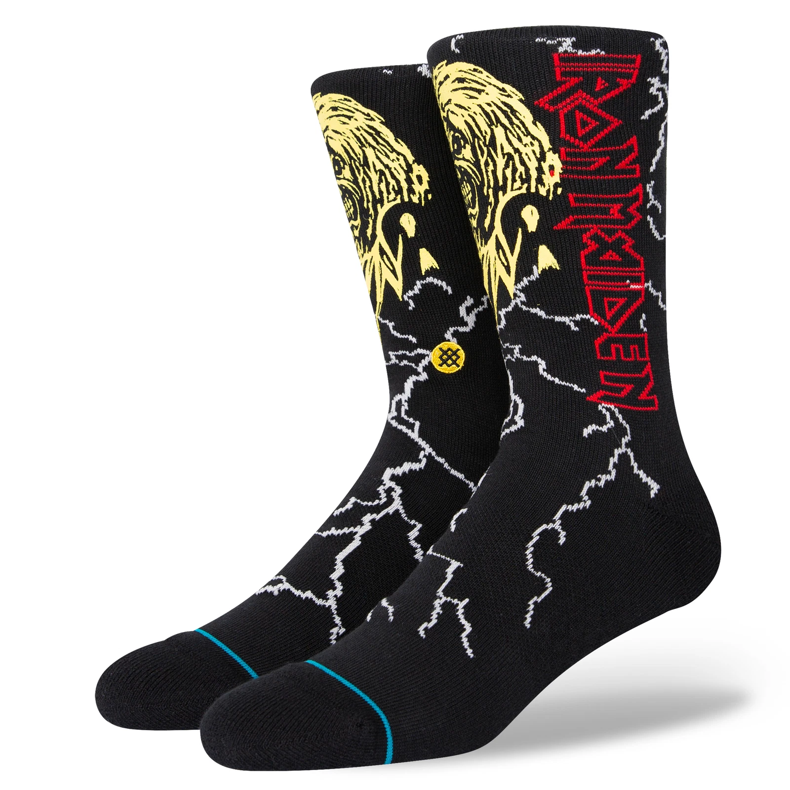 STANCE Men's Crew Socks NIGHT CITY - Black - Medium (6-8.5) - NWT - LAST ONE