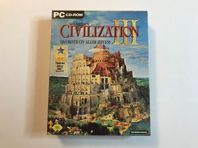 Sid Meier's Civilization III - PC - BIG BOX
