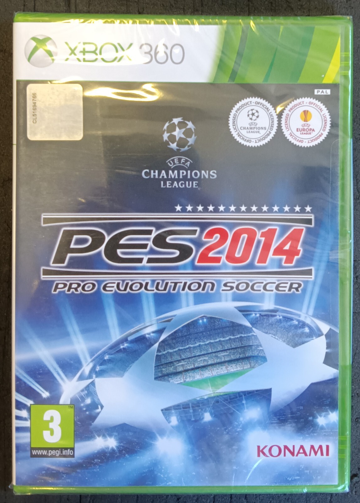 Pro Evolution Soccer PES 2104 Xbox 360 New Sealed