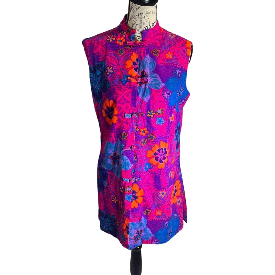 Blusa Hawaiana Psicodélica Waltah Clarke’s Volup Años 60 De Colección Foto 2 de 4