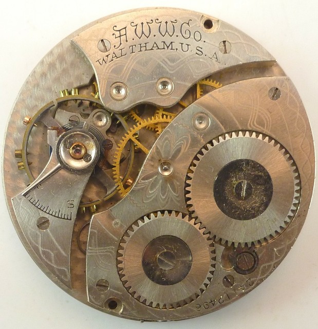 Vintage Waltham 210 Pocket Watch Movement Parts / Repair eBay