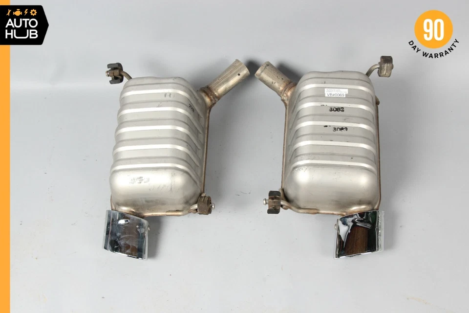 05-11 Conjunto silenciador de escape izquierdo y derecho mercedes r171 slk280 slk350 fabricante de equipos originales 41k Foto 2 de 4
