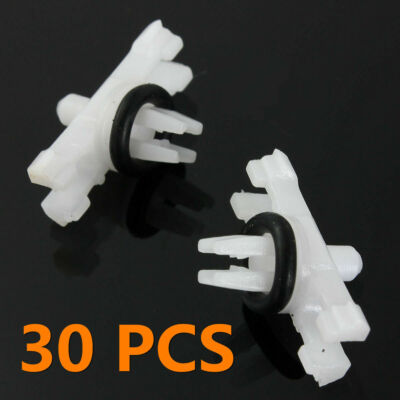 30x New Car Roof Rain Gutter Moulding Trim Fastener Clips For BMW 3 Series E46
