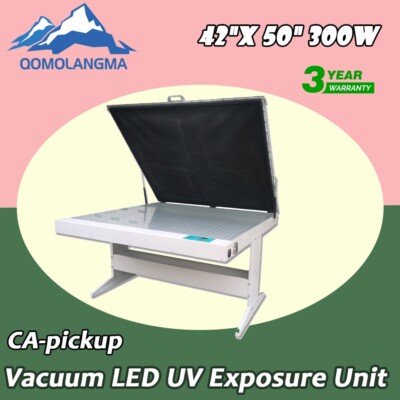 US-Pickup Precise 42''x 50'' 300W Vacuum LED UV Exposure Unit Screen Printing