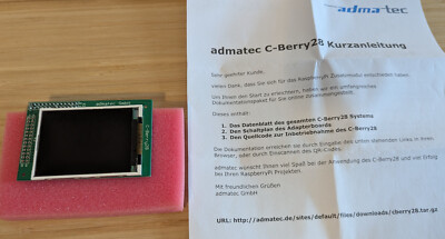Raspberry Pi 2,8'' TFT Display Admatec C-Berry28