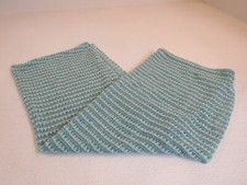 Maurices Scarf 34 1/2-in Green & White Infinity Polyester Female