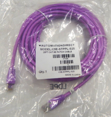 Automation Direct C5E-STPPL-S25 CAT.5E Patch Cable 25 foot NEW