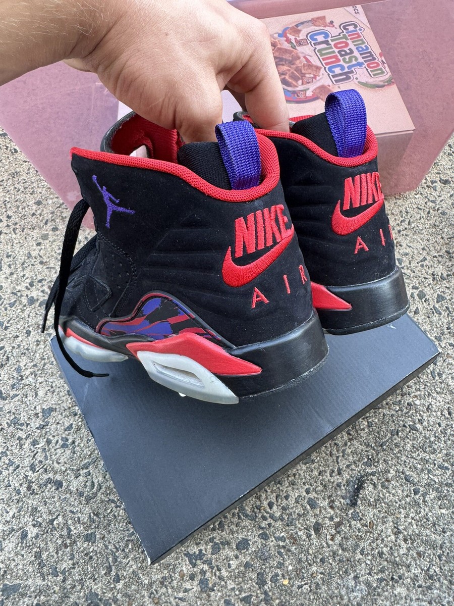 Jordan MVP Grade School Raptors Sneaker Black Dark Concord Jordan MVP Grade School Raptors Sneaker Black Dark Concord