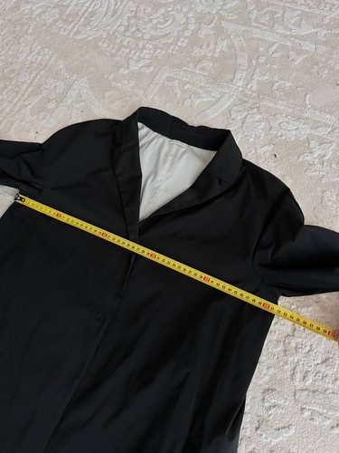 S MAX MARA Cube Reversible Black Trench Coat Jacket Size 10 - Picture 7 of 19