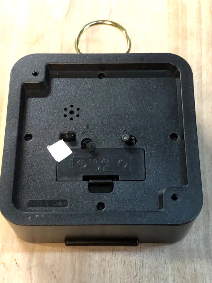 Black And Gold Analog Alarm Clock Office Desk Decor - Image 2 of 2