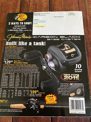 Vintage 2011 Bass Pro Shops Bass Book Catalog | eBay