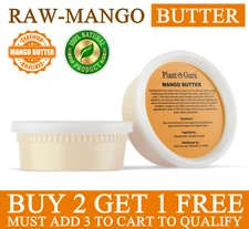 Mango Butter Raw 8 oz. 100% Pure Unrefined Organic Natural For Skin, Body, Hair