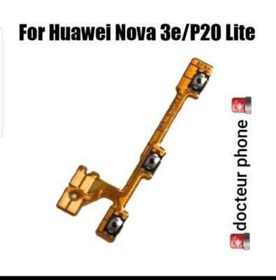 Nappe Boutons Volume/power Pour Huawei P20 Lite - Pièce De Rechange Neuve - Réf A-007-12-08
