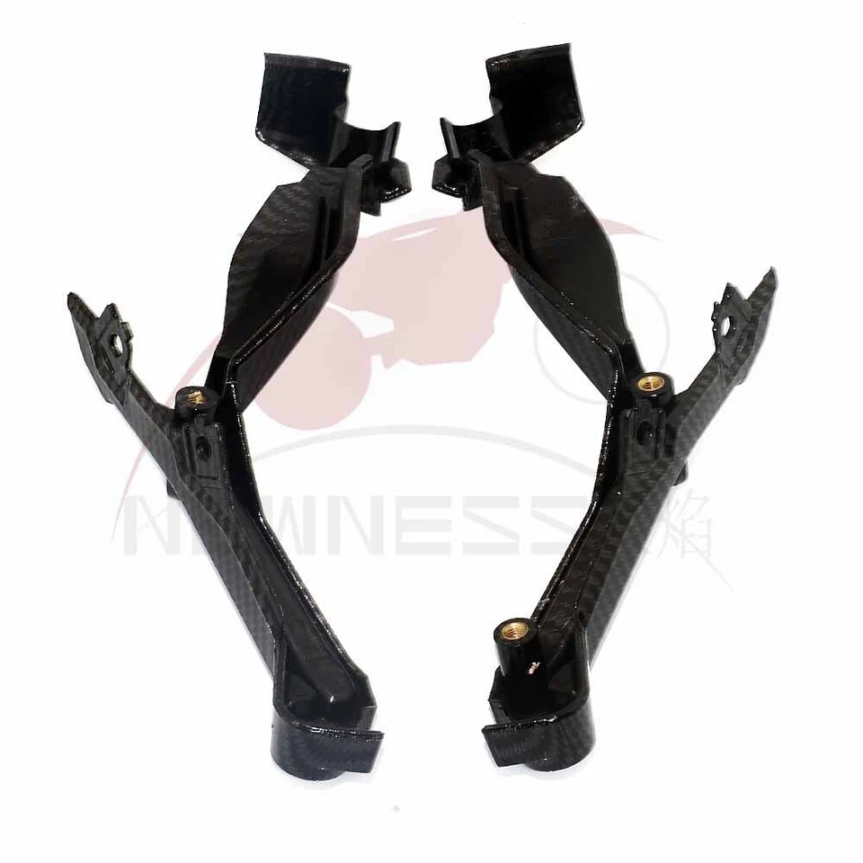 Carenado de soporte de faros con patrón de fibra de carbono para Yamaha MT09 FZ09 2017-2019 Foto 4 de 4