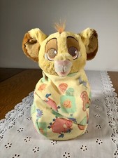 Disney Parks Lion King Swaddle Baby Simba Stuffed Animal Plush w Swaddle Blanket