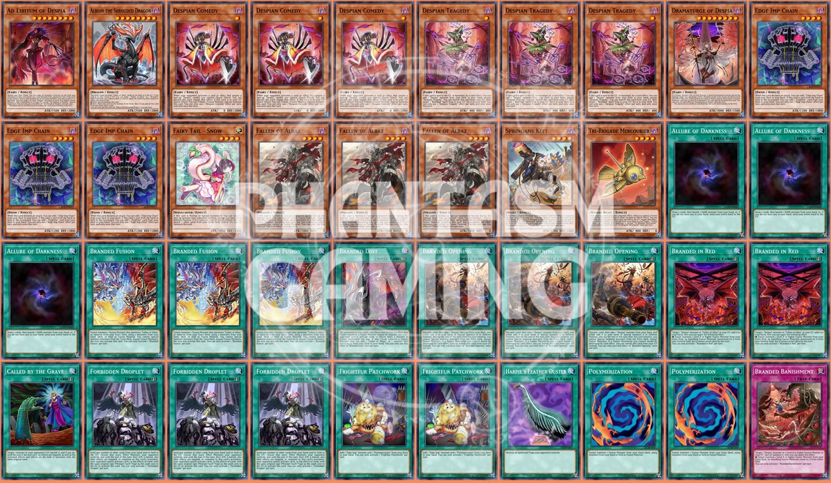 Branded Despia Deck Forbidden Droplet Allure Darkness Fusion