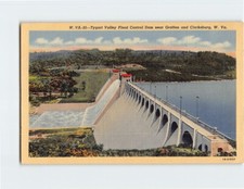 Postcard Tygart Valley Flood Control Dam, West Virginia