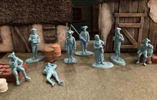 LOD Enterprises Plastic Figure Set LOD074 AMERICAN REVOLUTIONARY WAR CAMP