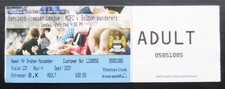 Manchester City v Bolton Wanderers  24-5-2009    Ticket   FREE POSTAGE