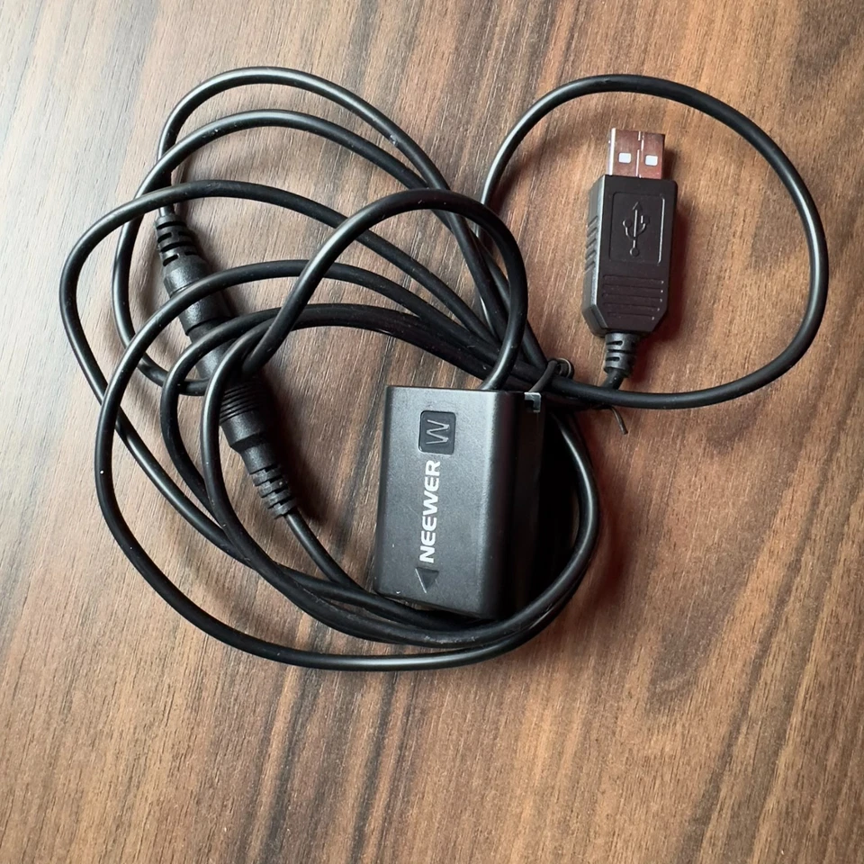 NEEWER Dummy Battery Power Adapter For Sony DC Coupler Replacement for NP-FW50 - Image 2 of 4