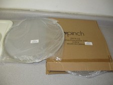 Lot of 12 - 16" Pinch PSCN-16 Aluminum Pizza Screen Screens - New in Open Box
