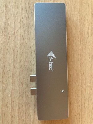 i-tec Thunderbolt 3 Metal Docking Station für Apple MacBook Pro/Air + Power Deli