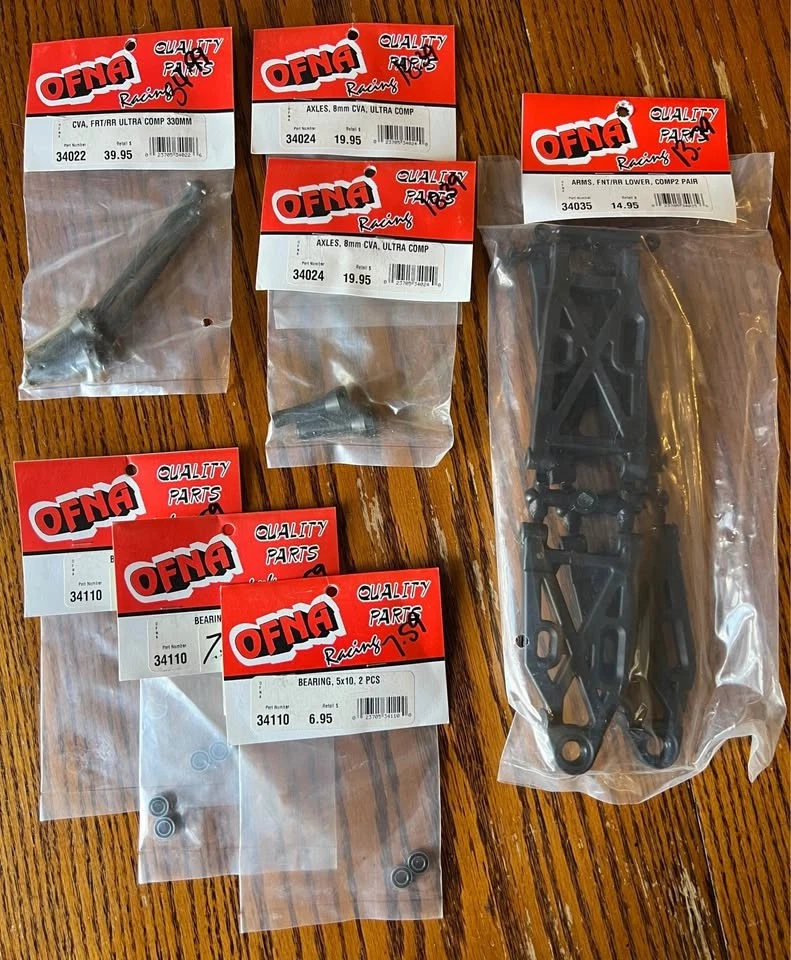OFNA Racing 50 Piece Parts Lot All still in package. - Image 4 of 4