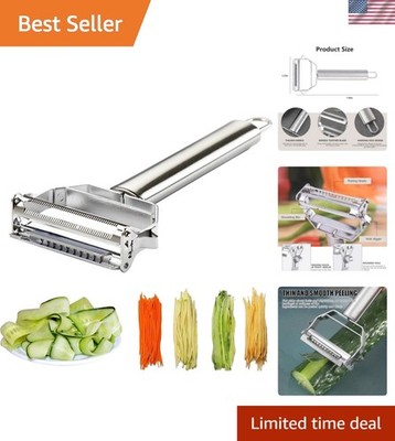 ReNext Multifunction Stainless Steel Julienne Peeler Vegetable Peeler Double ...