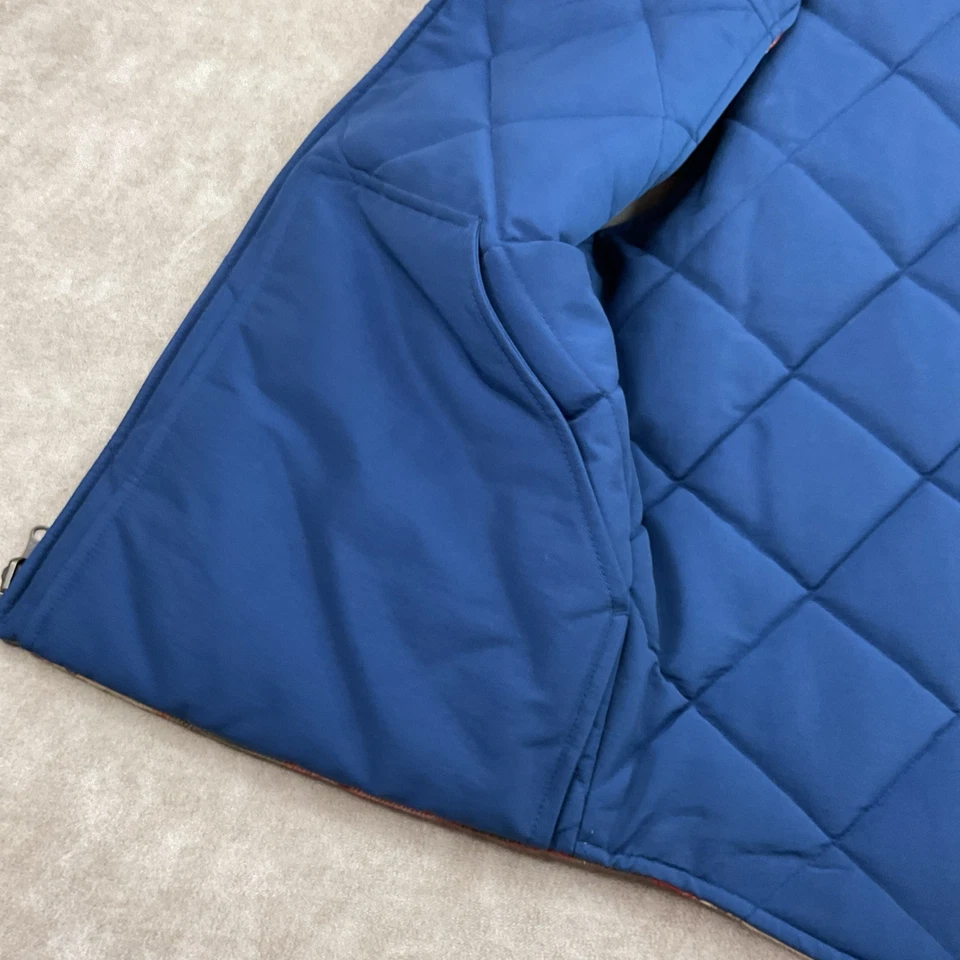 Jack Spade Vest Jacket Reversible Woolrich Fabric Plaid Heavy Warm Men Sz M - Image 4 of 4