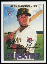 2016 Topps Heritage Alen Hanson Rookie Pittsburgh Pirates #651