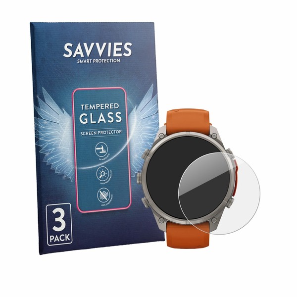 3X Schutzglas FüR Garmin Fenix 9 Pro (47 Mm) Displayfolie 9H-image