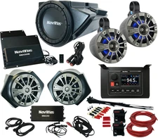 NAVATLAS - RZR3ZONE4S - Audio Kit Zone 4 for Polaris RZR for Polaris RZR XP Turb